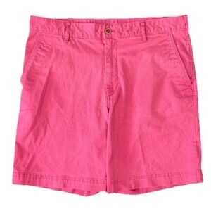 IZOD Saltwater Stretch Chino Shorts Men’s 36 Pale Red Pink 9” Inseam‎